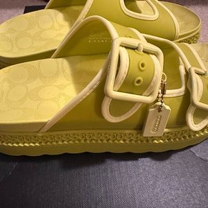 Coach Lucky Rubber Platform.